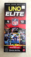 UNO Elite NFL 2025 Core Edition Football Booster Set Plus Sealed