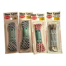 Vintage Mohawk Lot of 4 / 36  , 24  , 27  Shoe Laces