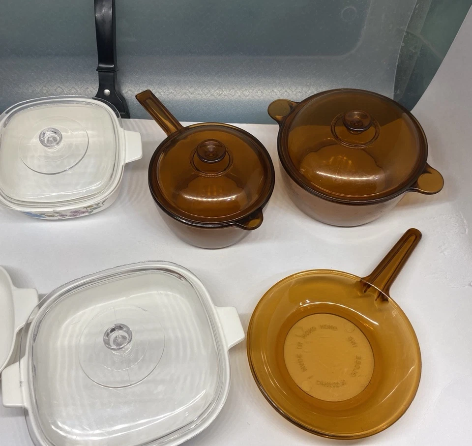 Juego de Platos de Juego Vintage Chilton Corning Ware Grandes Mixtos Florales Foto 4 de 4