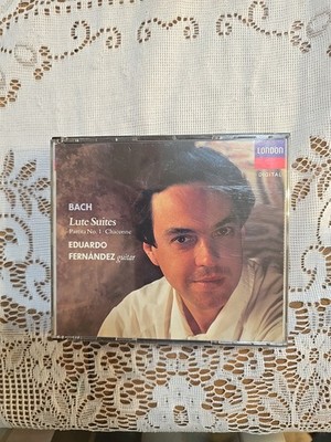 Bach Lute Suites 1-4, Partita 1, Chaconne  Eduardo Fernandez, guitar 2 CDs