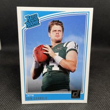 Sam Darnold Rookie #301 2018 Panini Donruss New York Jets Football Card RC NM. rookie card picture