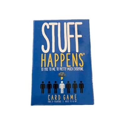 Stuff Happens, To You To Me To Pretty Much Everyone, Fun Card Game, (PG-13) Blue