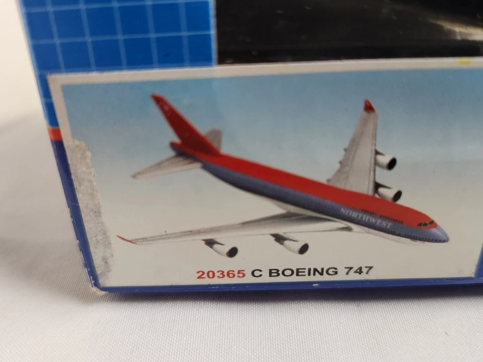 Rare Vintage 1:250 Sky Pilot Northwest 20375 BOEING 747 MIB Sealed - Image 2 of 4