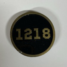 Vintage Railroad Locomotive 1218 Belt Buckle C+H Inc Made in USA