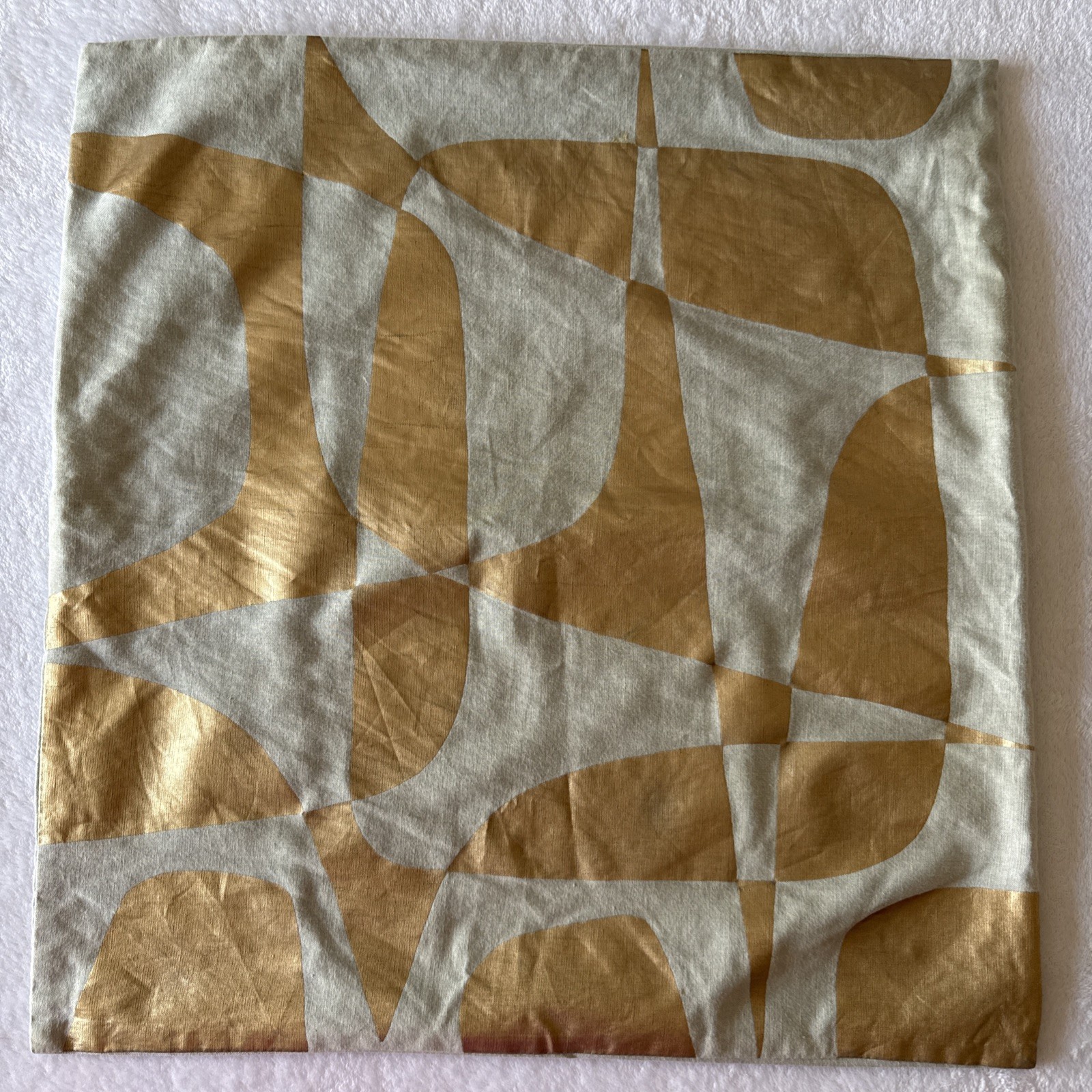 West Elm John Paul Philippe, Linen Cotton Pillow Cover 20”x20” MCM-inspired