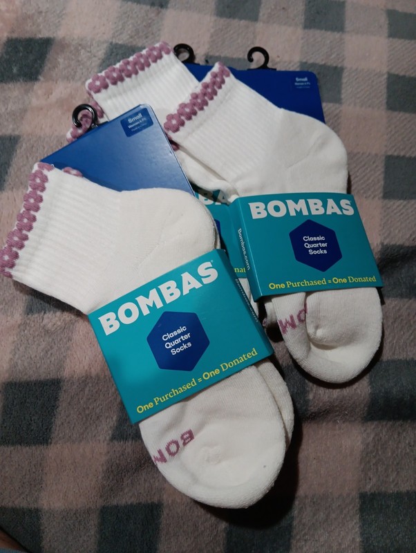 Bombas 🔥  Quarter socks With A twist Top!  Women Sm. 3 Pk DEAL!! MSRP $13 Ea!