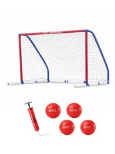 A11N Sports Floating Water Polo Goal Set Large 4.7ft x 3.1ft Pool Net with ...
