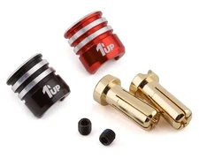 One Up Racing 1UP190436 HEATSINK BULLET PLUG GRIPS W/5MM