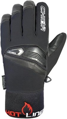 Chiba Men Snow Pro polyester gloves, ski gloves black, size. 4