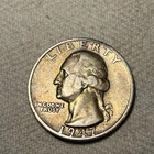 1947 S Washington Quarter 90% Silver 25c US Coin