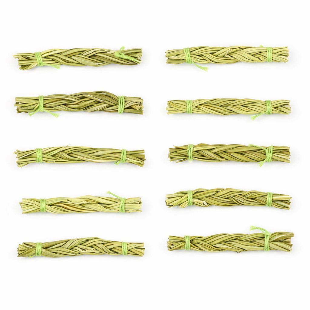 Sweetgrass Braids 4-5" 5 to 100 Pack Smudging Positive Energy Cleansing