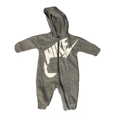 Nike Baby Boy 6 Months Outfit Gray Long Sleeve Pants Zip Up With Hood