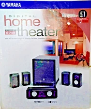 Yamaha 5.1 Home Theater Receiver with 5.1 Home Theater Speaker System 350 Watts