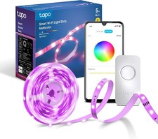 Tapo L900-5 LED Strip Light 5m, Multicolour Led Lights for TV Bedroom, Smart