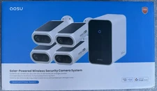 AOSU 4K Solar Security Cameras Wireless Outdoor, Expandable to 16TB