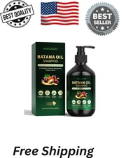 Batana Oil Shampoo for Hair Growth, Strengthening, Thickening, Sulfate Free H...