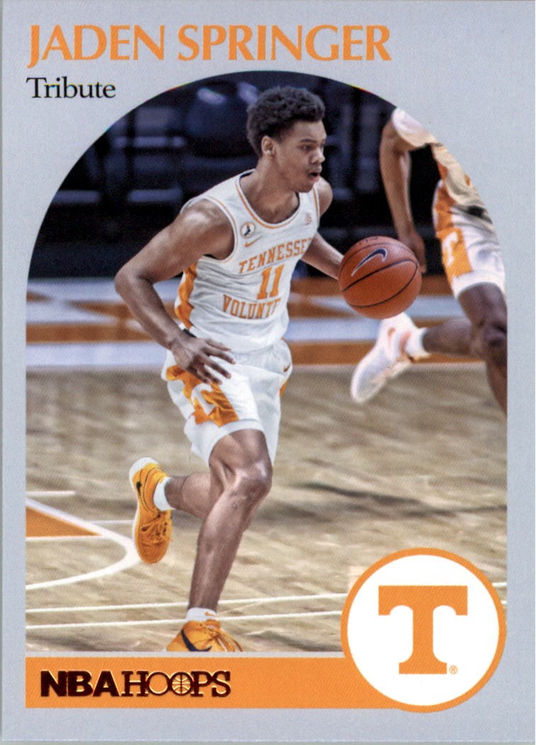 2021-22 Panini Chronicles Draft Picks Bronze #70 Jaden Springer Hoops Retro BSK