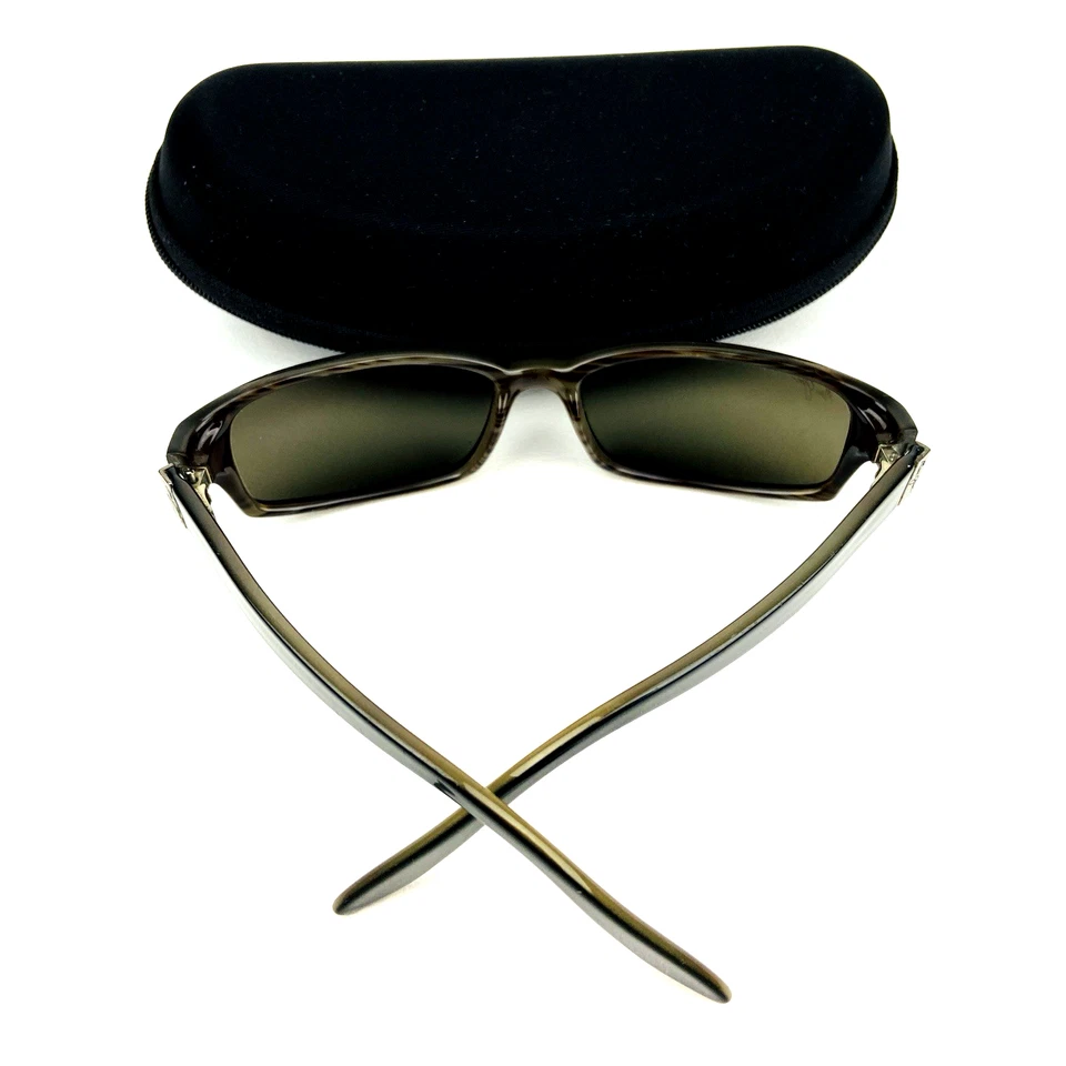 Gafas de sol Maui Jim Atoll MJ 220-02 marco negro 56-17-L135 hechas en Italia Foto 3 de 4