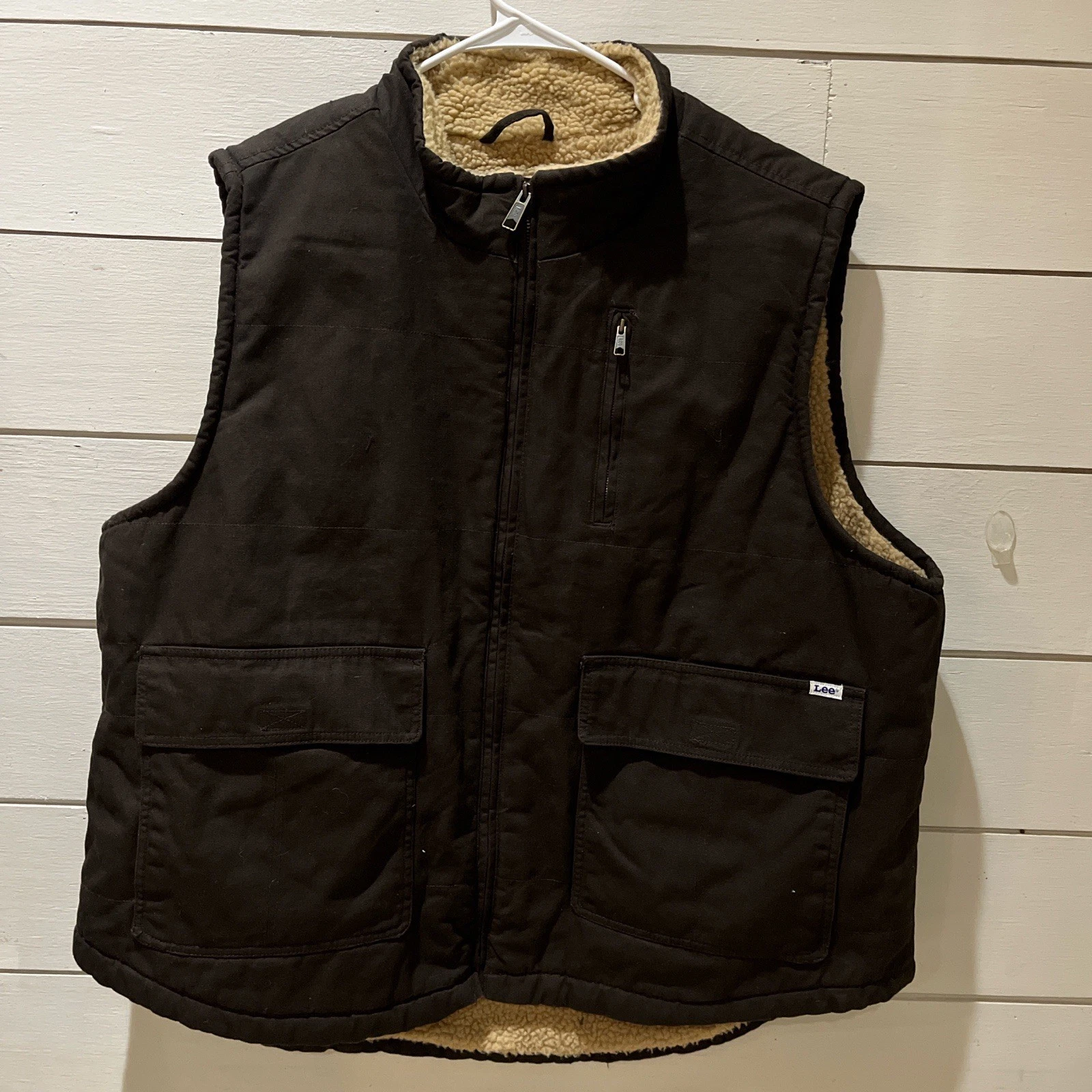 Men’s LEE Work Wear Brown Vest