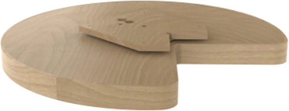 Rev-A-Shelf  28" 28 in. Banded Wood Kidney Lazy Susan LD-4BW-401-28SBS-1 - Image 4 of 4