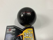 Razo Ra25 Black Type 340r Shift Knob Heavy Weighted Metal Round Ball 340 Grams