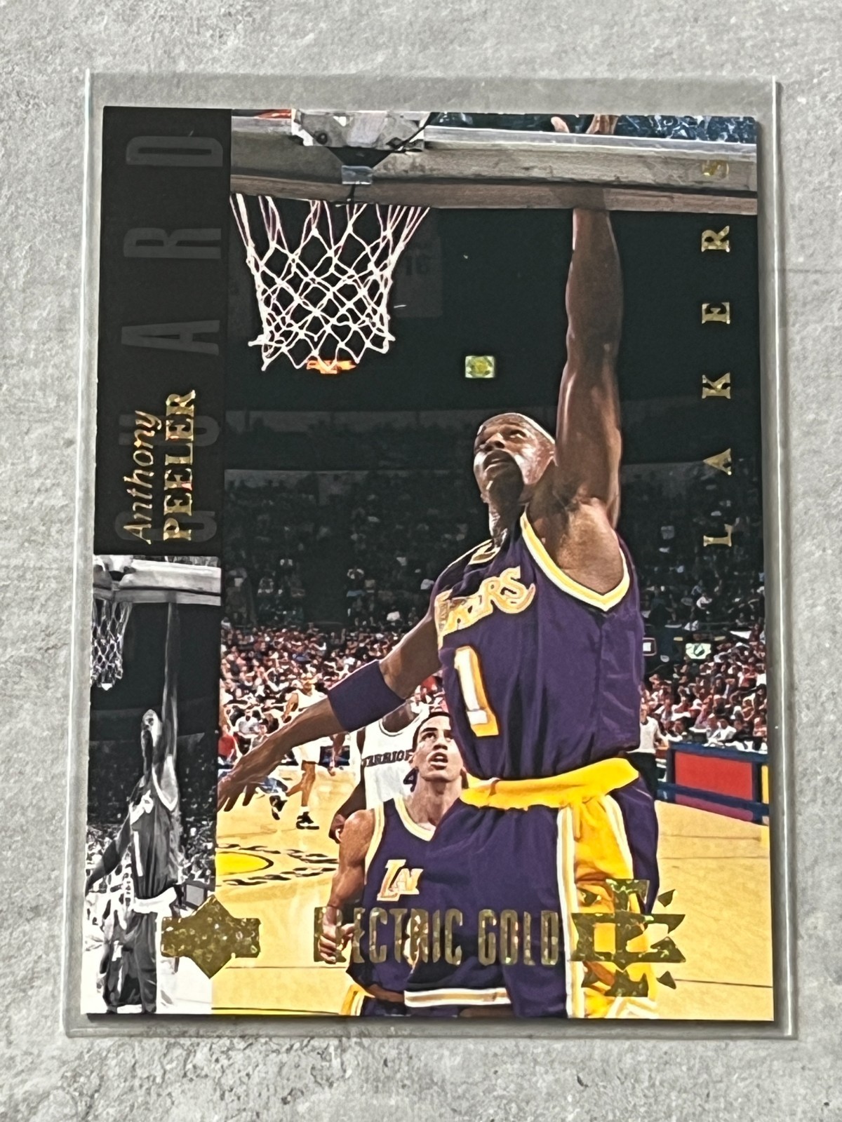 1993-94 Upper Deck SE Anthony Peeler SP Electric Gold #80 Los Angeles Lakers