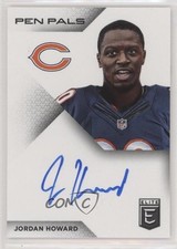 2016 Donruss Elite Pen Pals Jordan Howard #PP-JH Auto fm0