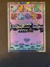 Pink Floyd Boston June 18 1975  Poster Frank Kozik Ap Print Foil