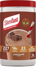Image of SLIMFAST SHAKE POWDER 16 SERVINGS for Balanced Diet Plan All flavours
