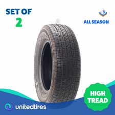 Set Of 2 Used 24570r17 Firestone Destination Le3 110t - 832 Set Of 2 Used 24570r17 Firestone Destination Le3 110t - 832