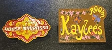 Firefly Serenity Set of 2: KAYLEE'S ROOM Large Floral and House of Madrassa Pins