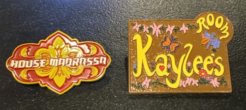 Firefly Serenity Set of 2: KAYLEE'S ROOM Large Floral and House of Madrassa Pins