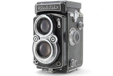  Near MINT Rollei Rolleiflex 3.5E TLR Film Camera Body Xenotar 75mm 3.5 JAPAN