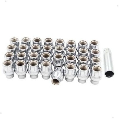  Set of 32 M14x1.50 Open End Extended Thread Small Diameter Lug Nuts 