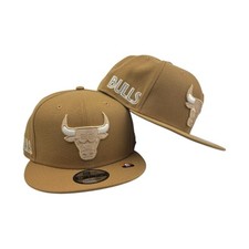 Chicago Bulls 2024 Tan city edition New Era 9Fifty Snapback hat cap