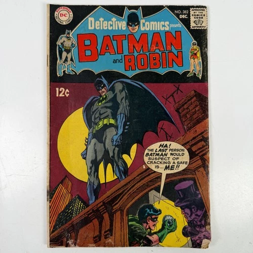 Detective Comics #382 Batman Robin Elongated Man DC Comics 1968 Vintage Comic