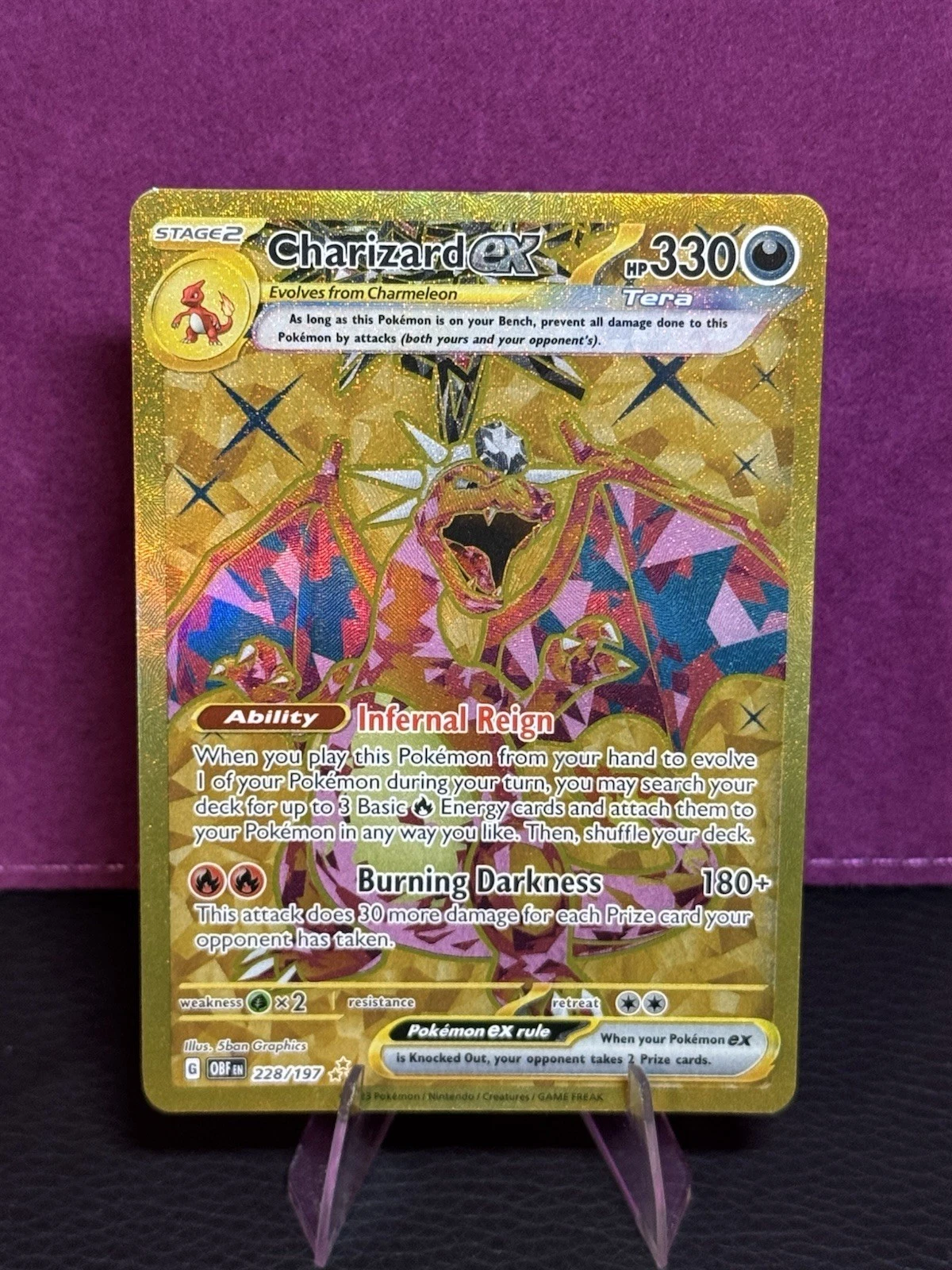 Charizard ex 228/197 SV03: Obsidian Flames Holo