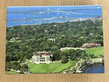 Postcard Newport RI Rhode Island The Breakers Vanderbilt Home Mansion Cliff Walk