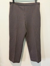 Vintage 60s Pants 12 Vera Neumann Academia MCM Houndstooth Marilyn Monroe Vibes