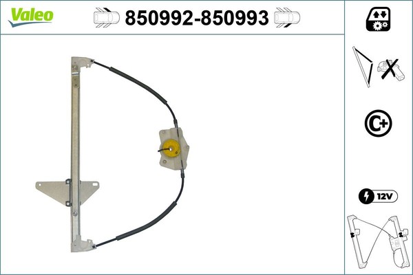 Valeo Fensterheber 850993 FüR Peugeot-image