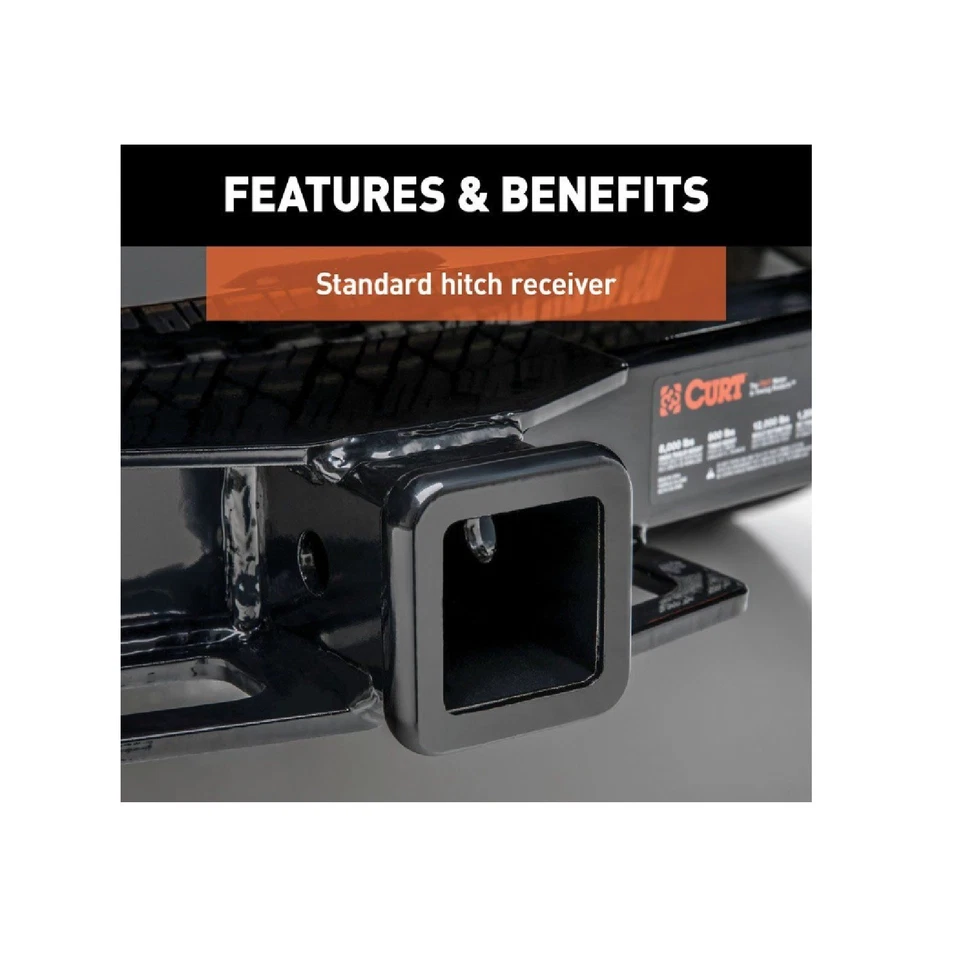 Curt Class 3 Rear Trailer Hitch for 14-25 Ram Promaster 1500 2500 3500 - Image 4 of 4