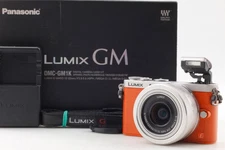 ⏯️ *English OK & Only 1295 Shots, BOXED* Panasonic Lumix DMC-GM1 Orange Lens Kit