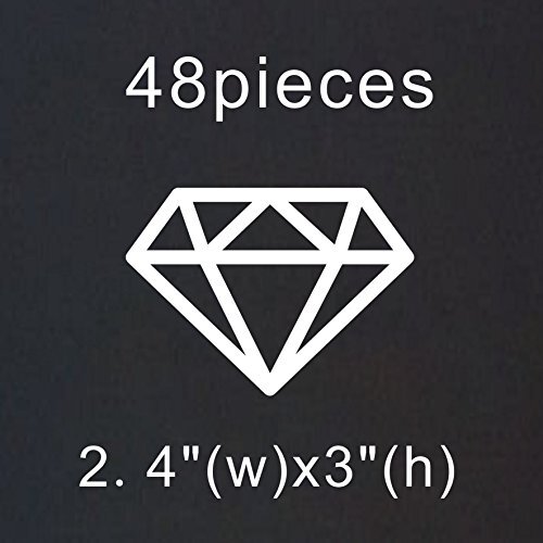 Diamond Wall Decals,Wall Art, Geometric Decor,Vinyl Wall Stickers for
