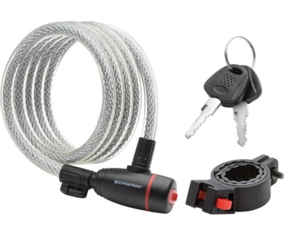 Candado bicicleta con llave 12mm - Schwinn Steel Cable Ley Lock 6 x12mm