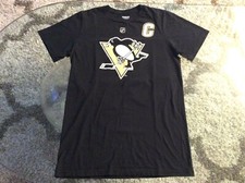 Pittsburgh Penguins Sidney Crosby Black Player Shirt Adult Small Reebok