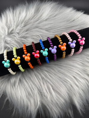 Perlenarmband Magic Pearls Miracle Beads 3D Maus Charm Schmuck Geschenk Edel Dam