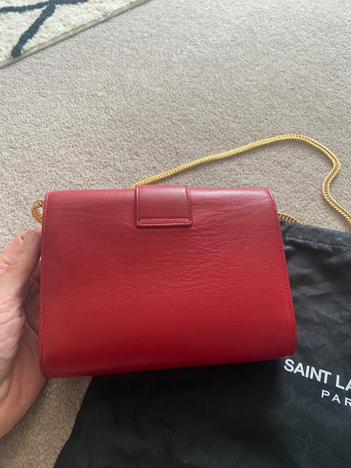 Borsa a tracolla YSL saint laurent rossa
