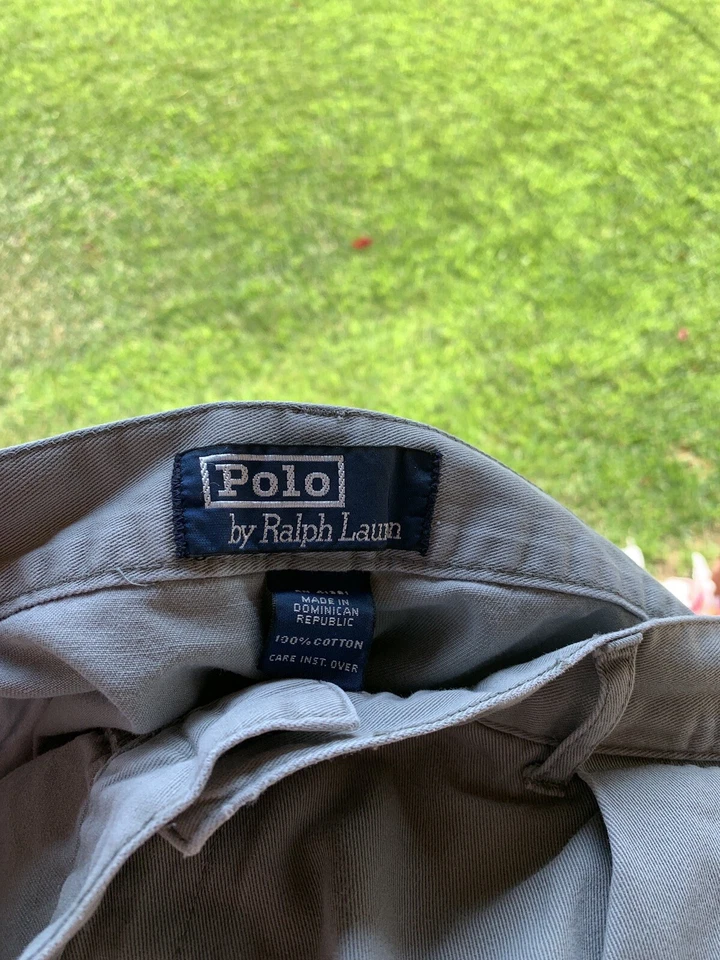 Мужские плиссированные шорты брюки Polo от RALPH LAUREN размер 38 - Изображение 4 из 4