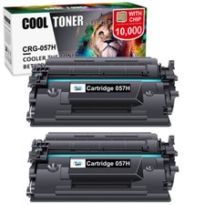 2 Pack Toner Cartridge for Canon 057H imageCLASS LBP226dw 227dw MF449dw Printer