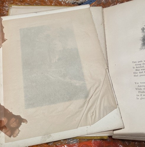 Rare 1882 Poets and Etchers Book with Engravings Osgood All 20 Etchings - Picture 8 of 11